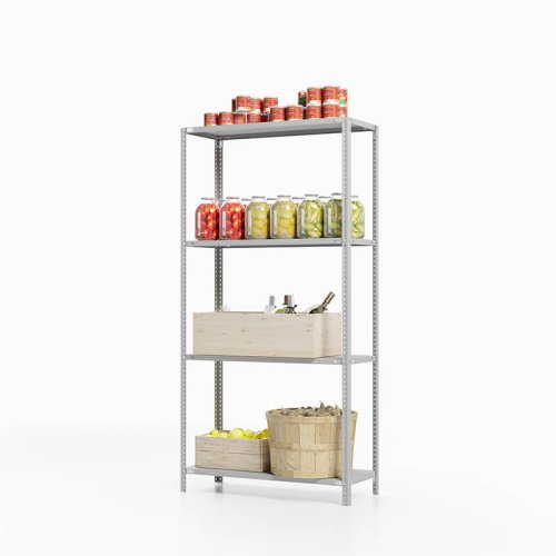 Стеллаж для погреба ТС Лайт, 1800x700x400 мм. Полки: 4 шт. металл (ТС 18070440)