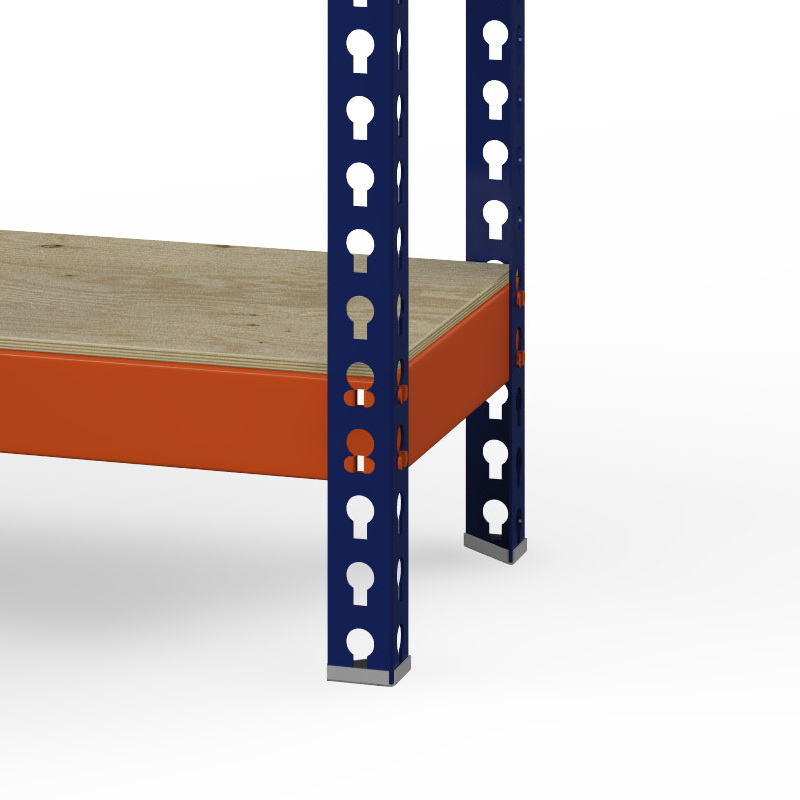 Стеллаж металлический Профи-Т 3000x1845x1005 мм. Ярусы: фанера 6 шт. (Т-160/L F/6) – изображение №5