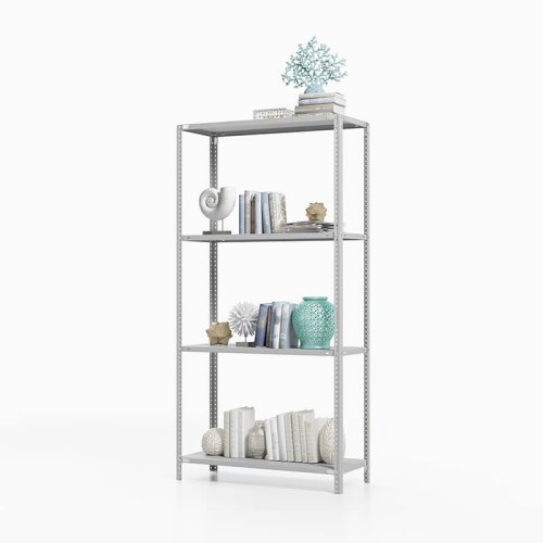 Стеллаж для дома ТС Лайт, 2000x1000x400 мм. Полки: 4 шт. металл (ТС 20100440) Стеллаж для дома ТС Лайт, 2000x1000x400 мм. Полки: 4 шт. металл (ТС 20100440)