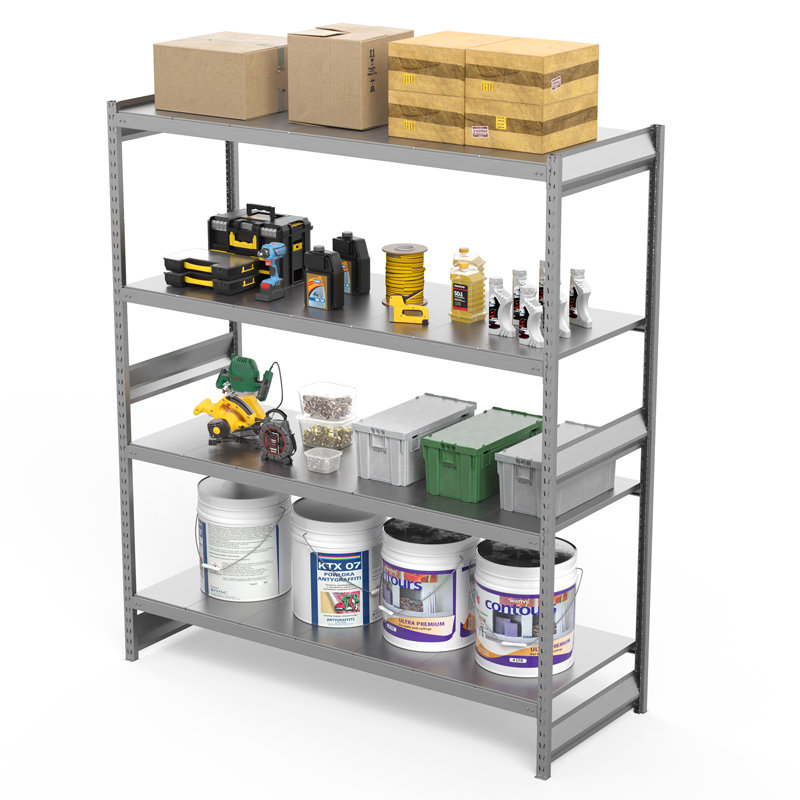 Стеллаж грузовой СГ Ультра (2000х2100х800 мм) 4 яруса, цинк (СГУ 2021084)