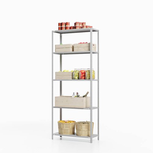 Стеллаж для погреба ТС Лайт, 1800x1200x500 мм. Полки: 5 шт. металл (ТС 18120550)