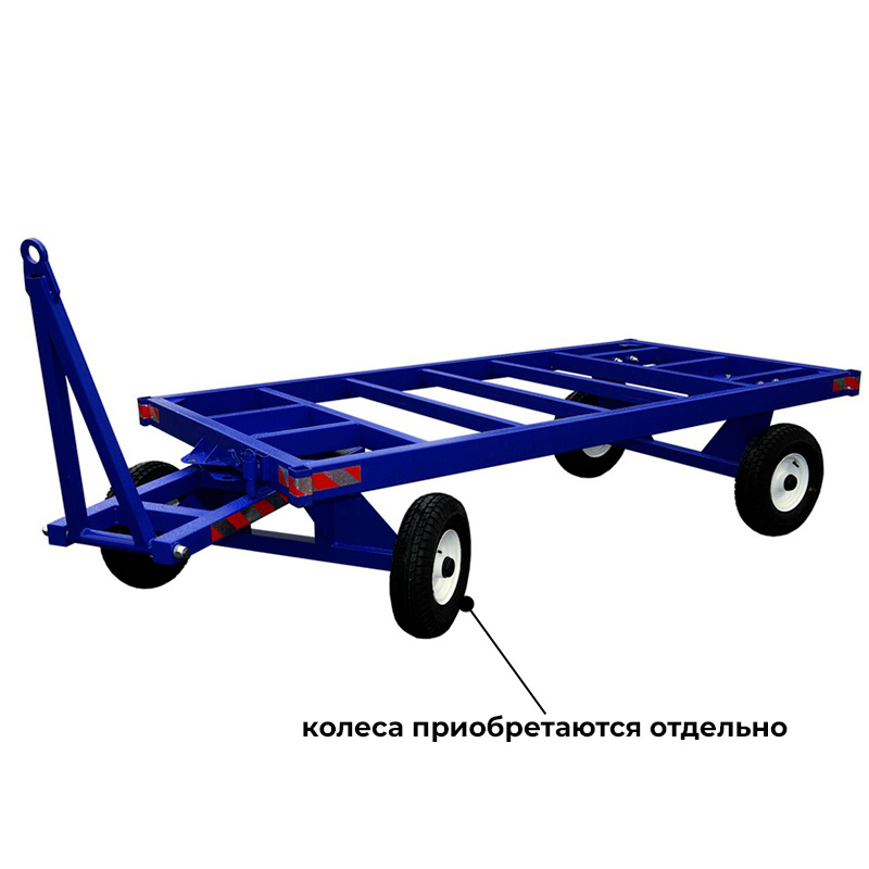 Большегрузная тележка БТ-К (г/п 3 т, 3000x1250 мм, без настила, без бортов)