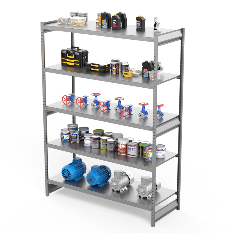 Стеллаж грузовой СГ Ультра (2000х2100х800 мм) 5 ярусов, цинк (СГУ 2021085)