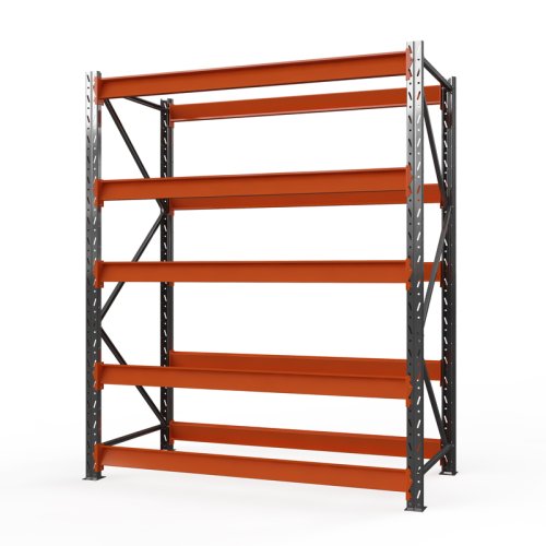 Стеллаж металлический грузовой Оптима, 3500x1530x785 мм. Ярусы: 5 шт. без настила