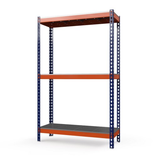 Складской стеллаж Профи-Т 2000x1845x1005 мм. Ярусы: оцинк. мет. перф.  3 шт. (Т-160/L P/3)