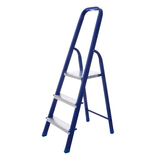 Стремянка стальная с алюминиевыми ступенями CS03 (3 ступени)