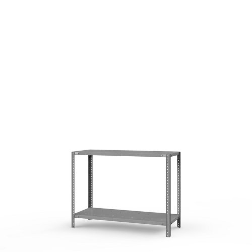 Архивный стеллаж ТС Лайт, 1000x1000x600 мм. Полки: 2 шт. металл перф. (ТС 10100621)