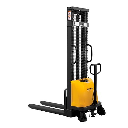 Штабелер с электроподъемом CDD10B-E (1000 кг; 3 м; 12В / 120Ач) SMARTLIFT (SMART)