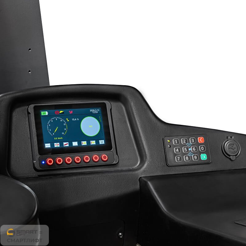 Узкопроходный ричтрак OPD15L (1500 кг; 7,5 м; 48В / 450Ач) СМАРТЛИФТ (SMARTLIFT) – изображение №2