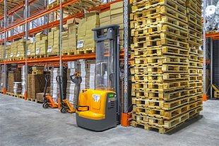 Новый проект с фронтальными стеллажами и техникой СМАРТЛИФТ (SMARTLIFT)